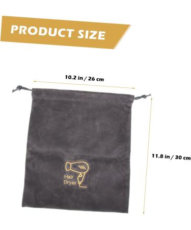 Gogogmee 2pcs Hair Dryer Bag Storage Bags Makeup Travel Bag Multifunctional Drawstring Bags Velvet Bag - Buy Online on SooperMarket.com