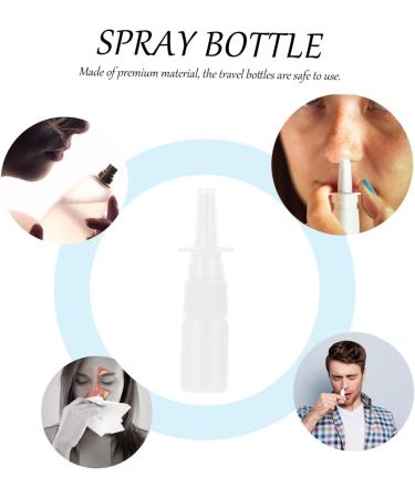MAGICLULU 200 Pcs Small Bottle Glass Containers Travel Container Squirt Bottle for Hair Waterbottle Eye Patches for Adults Nasal Drip Spray Bottle 10ml Small Empty Bottle White Pe - Buy Online on SooperMarket.com