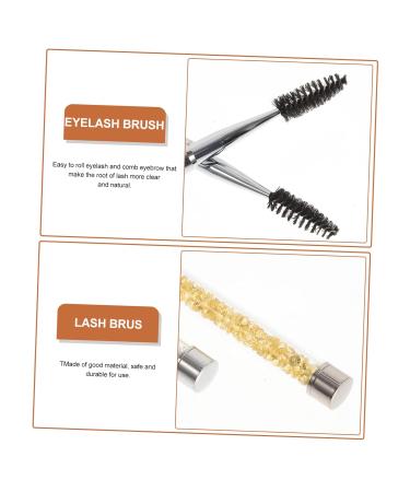 Balacoo 4 Pcs Grafting Eyelash Brush Set | Eyeliner Stamp White Eyeliner Eyebrow Spoolie & Glitter Gel | Perfect Eye Makeup Tool for Stunning Looks - Buy Online on SooperMarket.com
