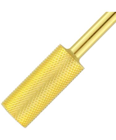 PANA Small Barrel Nail Drill Bit 2X Fine Grit - Gold | 3/32 Shank Size for Acrylic & Hard Gel Nails | Professional & Beginner Manicure Pedicure Tool - Buy Online on SooperMarket.com