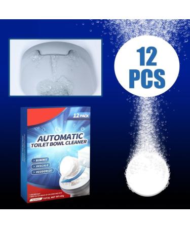 12Pcs Toilet Bowl Cleaner Tablets Toilet Tablets with Bleach for Bathroom Toilet Tank Automatic Toilet Bowl Cleaners Toilet Tank Cleaners Household Toilet Cleaners (12Pcs) - Buy Online on SooperMarket.com