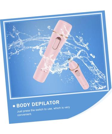 Housoutil Electric Eyebrow Trimmer & Facial Epilator - Cordless Hair Removal Tool for Face Bikini & Body - Pink Shaver Set - Buy Online on SooperMarket.com