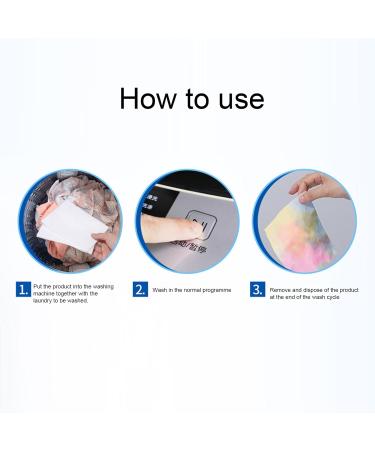 Laundry Dye Absorption Sheets Color Catcher Laundry Sheets Anti Stringing Color Catcher 40 Dye Trapping Sheet for Mixed Washes Use Easily for Cotton Linen - Buy Online on SooperMarket.com