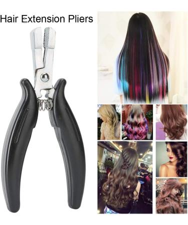 Micro Ring Bead Hair Extension Pliers Professional Hair Extension Tool Black Microlink Bead Remover Pliers for Hair - Buy Online on SooperMarket.com