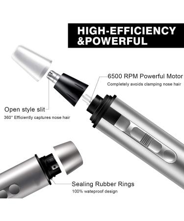 4 in 1 Multifunctional Trimmer - USB Rechargeable Ear Nose & Eyebrow Hair Trimmer for Home Travel & Work Easy Cleansing & Compact Design - Buy Online on SooperMarket.com