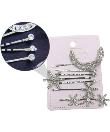 Gogogmee Clip Hair Accessories for Hair Decorations Bling Hair Pearl Hair Accessories Barrettes for Women Jeweled Barrettes Flower Decor Rhinestone Bobby Pins Fashion Hair Pin - Buy Online on SooperMarket.com