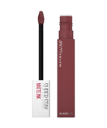 Maybelline Super Stay Matte Ink Liquid Lipstick Makeup  Long Lasting High Impact Color  Up to 16H Wear  Mover  Brown  1 Count 160 MOVER 0.17 Fl Oz (Pack of 1) 1 COUNT