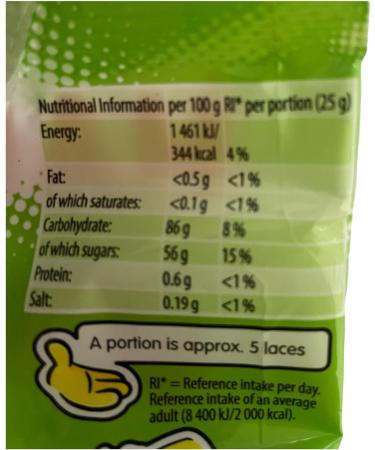 Spaghetti Zing Strawberry Sugar Coated Gummy Sweets Fizzy Laces Suitable for Vegans 140g - 3x Share Bags - Buy Online on SooperMarket.com