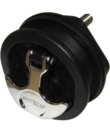 Whitecap T-Handle Non-Locking Latch - Black | High-Quality Marine Grade Hardware - Buy Online on SooperMarket.com