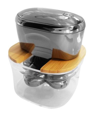 FitSand Bamboo Shaver Rinse Stand for Skull Shaver Pitbull Gold Pro - Ideal for Electric Bald Head & Face Wet/Dry Shaving - Buy Online on SooperMarket.com