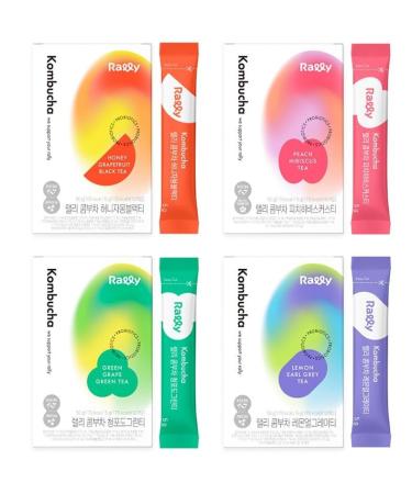 ZEESOON Sugar-Free Kombucha Powder - Instant Fermented Prebiotics & Probiotics from Korea | 17 kcal Lemon Earl Grey Tea - 10 Sticks - Buy Online on SooperMarket.com