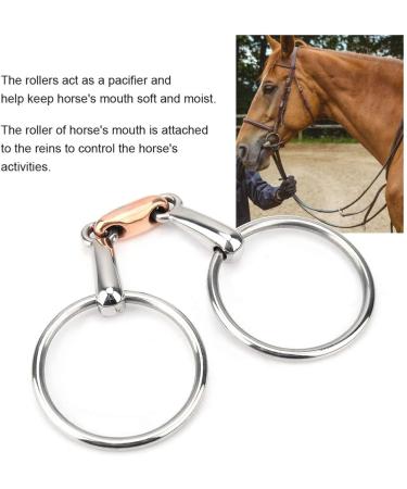 Salutuya Double Broken Water Bridle - 11.5 cm Stainless Steel Anatomical Bit for Gentle Riding - International Shipping - Buy Online on SooperMarket.com