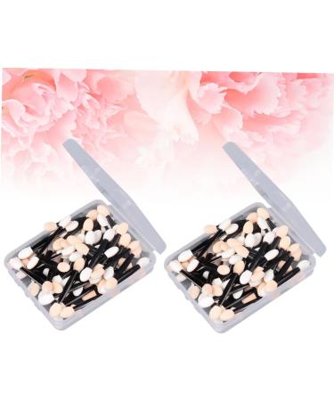 BELLIFFY 100 Pcs Eyeshadow Professional Makeup Brushes Travel Makeup Application Brushes Makeup Tools Size 2 Black - Buy Online on SooperMarket.com