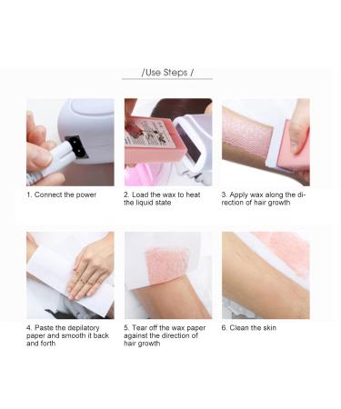 Double Depilatory Heater & Wax Roller Set | Portable Roll-On Wax Warmer for Hair Removal | EU-Compatible for Men & Women - Buy Online on SooperMarket.com