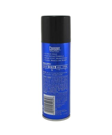 Consort For Men Hair Spray Aerosol Extra Hold 8.30oz (Pack of 3) - Long-Lasting Styling Power - Buy Online on SooperMarket.com