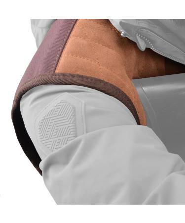 WAYNE'S DOG Leather Canvas Shooting Recoil Shields - Durable Construction for Range & Hunting - Coffee - Buy Online on SooperMarket.com