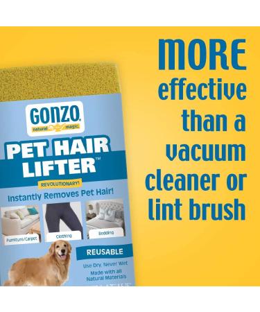 Gonzo Pet Hair Lifter - Remove Dog & Cat Hair from Furniture, Carpet & Clothing - Buy Online on SooperMarket.com