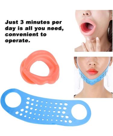 Face Sleeping Lifting Hammock Chin Cheek Slimmer Wrinkle Silicone Lip Exerciser for Facial Firming - Buy Online on SooperMarket.com