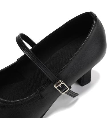 Shop Women's Latin Dance Shoes - Comfortable Salsa & Tango 5cm Heel - SWDZM Black Suede - Buy Online on SooperMarket.com