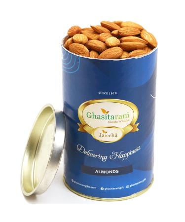 Jaiccha Ghasitaram Almonds Can|Gift for Diwali Gifts Holi Rakhi Valentine Christmas Birthday Anniversary Her Him|