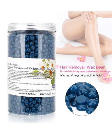 500g European Hard Wax Beans for Hair Removal - Chamomile Depilation Wax Pearls for Bikini Eyebrows Face & Armpits - Ideal for Men & Women - Buy Online on SooperMarket.com