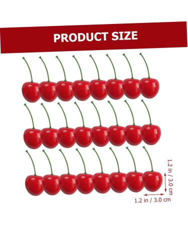 Cabilock 250 Pcs False Cherry Kids Toys Home Decor Fake Fruit Simulated Cherry Decor Fake Cherry Photo Prop for Decor Cherry Desktop Adornment Cherry Ornament Household Child Cherries Foam Redx5pcs 3x3cmx5pcs - Buy Online on SooperMarket.com