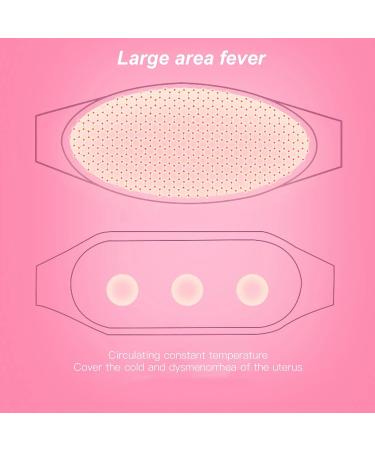 Adjustable Electric Menstruation Heating Pillow | Fast Heating Belly Wrap & Back Support - Buy Online on SooperMarket.com