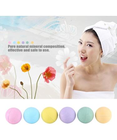 Handmade Spa Aromatherapy Bath Bomb Set | 6pcs Moisturizing Essential Oil Bath Balls for Relaxation and Dry Skin Relief - Buy Online on SooperMarket.com