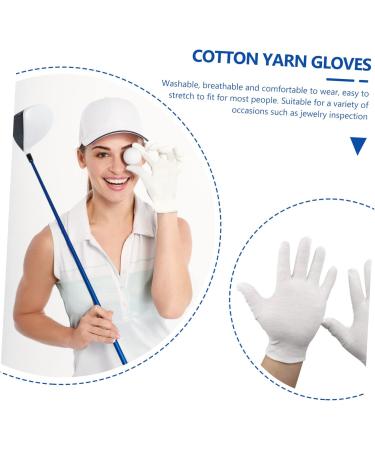 OSALADI 12pairs Gloves Paraffin Bath Mittens Christmas Santa Costume Santa Cosplay Costume Wax Bath Liners Paraffin Wax Liners Advanced Work Cotton Yarn White Labor Protection Cotton - Buy Online on SooperMarket.com