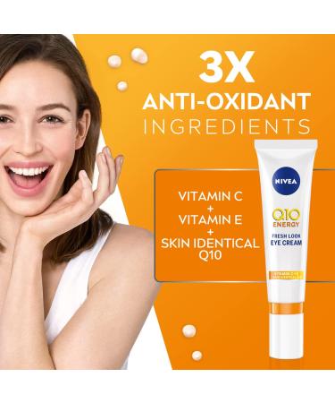 NIVEA Q10 Plus C Anti-Wrinkle + Energy Eye Cream - 15ml - Buy Online on SooperMarket.com
