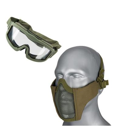 Lancer Tactical Airsoft Goggles and Mask