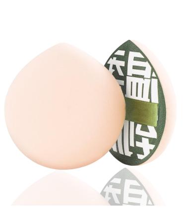 2 Pcs Foundation Sponge Super Soft Powder Puff Quickly apply makeup in 3s Sponge Dry Wet Full Cover Foundation for Liquid Foundation Powder or Liquid Concealer & Creams