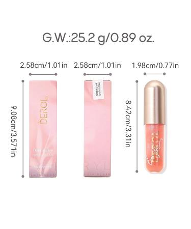 Skynest Derol Lip Plumper Gloss Set - 5pcs Tinted Lip Gloss with Glitter | Lip Care Serum for Moisturizing and Reducing Fine Lines - Buy Online on SooperMarket.com