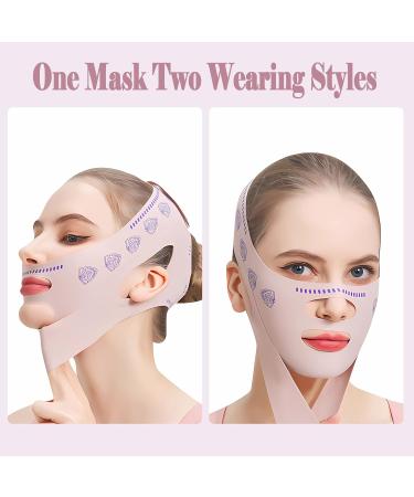Buy Reusable V Line Mask - Breathable & Comfortable Chin Strap for Women - Pink | International Shipping Available - Buy Online on SooperMarket.com