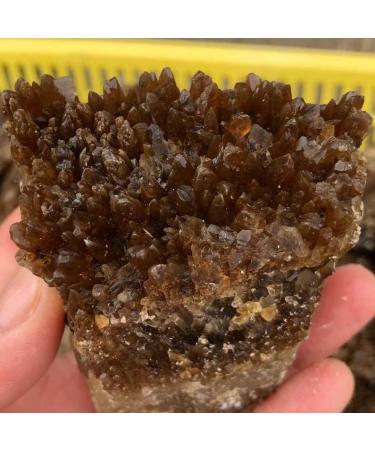 Crystal Natural Yellow Amber Calcite Rough Crystal Stone Collection Rough Rock Specimen Home Decor (Size : 60-100g) - Buy Online on SooperMarket.com