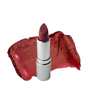 Honeybee Gardens Truly Natural Long Lasting Lipstick  Vintage Merlot (matte deep berry red wine) Naturally Hydrating & Nourishing - Vegan  Gluten Free & Cruelty Free  0.13 oz / 3.8 g