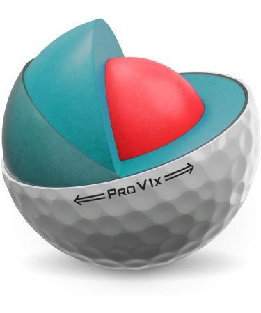 Titleist Pro V1x Golf Balls (Prior Generation) - White, Low Numbers (12 Pack) - Buy Online on SooperMarket.com
