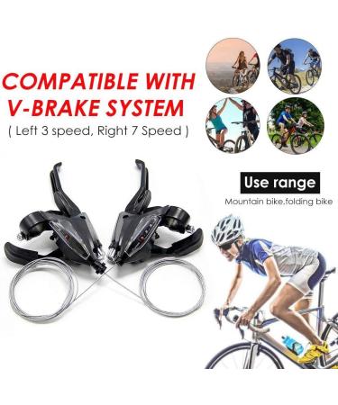 FAIREDEAR 24-Speed Bike Gear Shifter | EF500 Derailleur | Mountain Bicycle Speed Brake - Buy Online on SooperMarket.com