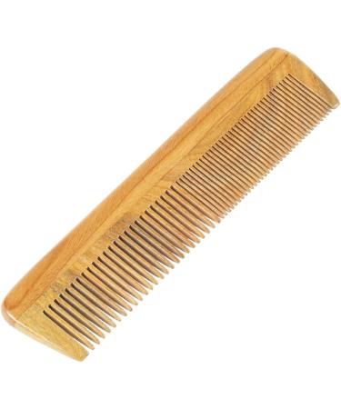 Onedor Handmade 100% Natural Green Sandalwood Hair Combs - Anti-Static Sandalwood Scent Natural Hair Detangler Wooden 2 in 1 Comb (Fine with Wide Tooth) - Buy Online on SooperMarket.com