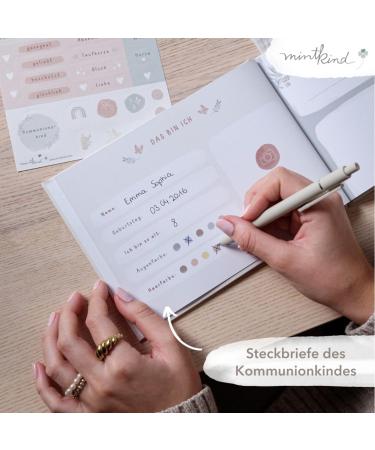 Mintkind Memory Book - My Communion Wald-Design | Personalized Communion Gift for Girls & Boys | Customizable Photo Album | Perfect Communion Memory Album - Buy Online on SooperMarket.com