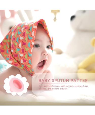 Baby Palm Chest Pressure Drum Cup | Silicone Massager for Baby Phlegm | Pink | 7.7X7.7X5.7CM - Buy Online on SooperMarket.com