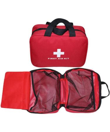 UV Stylish Medicine Bag Travel | Portable Empty First Aid Kit for Home Office Car Camping & Hunting - Red - Buy Online on SooperMarket.com