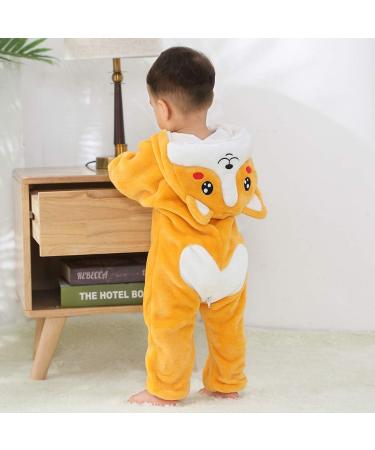 COOKY.D Unisex Winter Hooded Romper Jumpsuit | Dog Design | 6-12 Months - Buy Online on SooperMarket.com