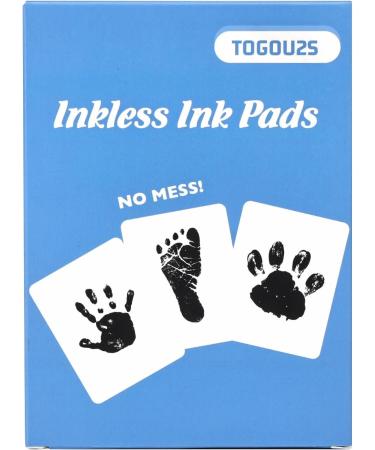 TOGOU2S Baby Footprint & Handprint Kit - Inkless Print Pads for Pets & Babies | Non-Toxic Family Keepsake Kit - Buy Online on SooperMarket.com