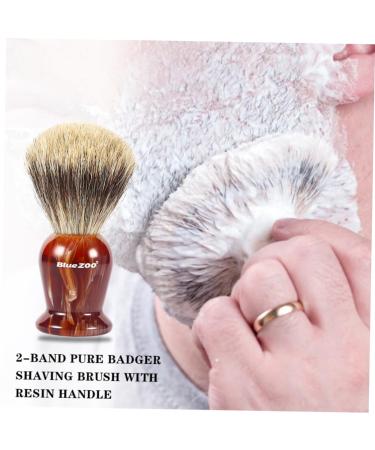 Beard Cleaning Brush | Men's Beard Care Accessory | Resin Handle Beard Brush for Ultimate Grooming - Buy Online on SooperMarket.com