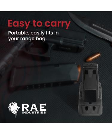 RAEIND Magazine Speedloader for M&P Shield, Springfield XD-S, Ruger LCP, Sig 938, Colt 1911 & More | Black | Fits MAGS 3/8 to 5/8 Only - Buy Online on SooperMarket.com