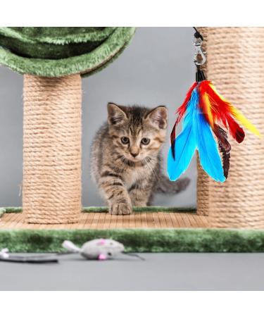OODOSI Retractable Cat Wand Toy & Refills - Interactive Exercise Toys for Cats & Kittens, Color A - Buy Online on SooperMarket.com