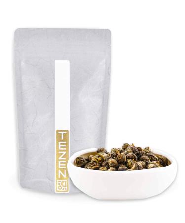 Imperial Jasmin Perlen: Green Jasmin Tea from China |High quality Chinese green tea dried with jasmine flowers (100g) 100.0 grams