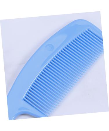 Newborn Baby Hair Brush & Comb Set - Soft Infant Scalp Massage Brushes in Blue - Size 1 - Buy Online on SooperMarket.com