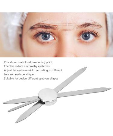 Precision Eyebrow Measuring Tool | Stainless Steel 3-Point Compass for Microblading | Eybrowing Template Lineal - Buy Online on SooperMarket.com
